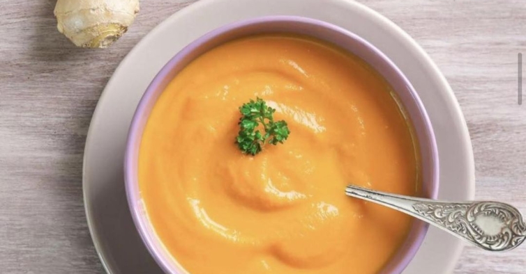 Sopa de Cenoura, Laranja e Coentros