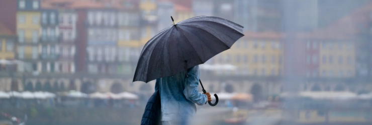 Sol de pouca dura. Vem aí mais uma semana de chuva no Porto